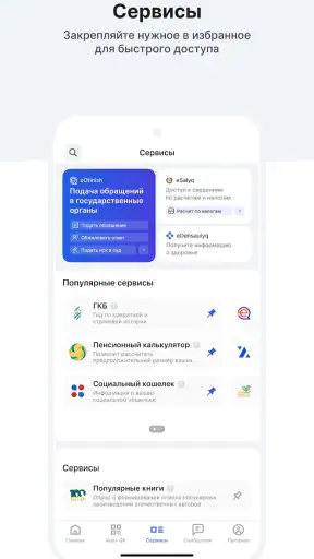 eGov mobile screenshot