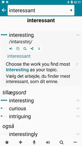 Engelsk - Dansk screenshot