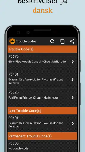EOBD Facile - OBD2 Car Scanner screenshot