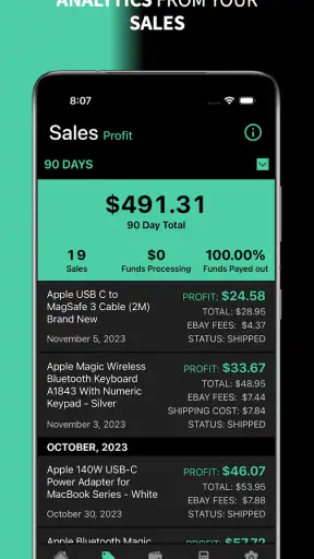eProfit - Sell on ebay with AI screenshot