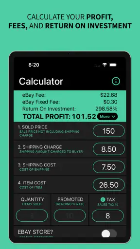 eProfit - Sell on ebay with AI screenshot