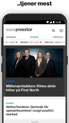 Euroinvestor screenshot