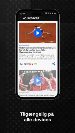 Eurosport: Nyt & Resultater screenshot
