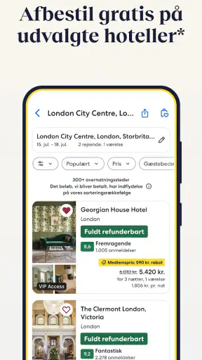 Expedia: Hoteller, fly og bil screenshot
