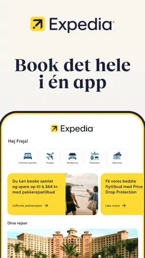 Expedia: Hoteller, fly og bil screenshot