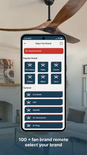 Fan Remote Control App screenshot