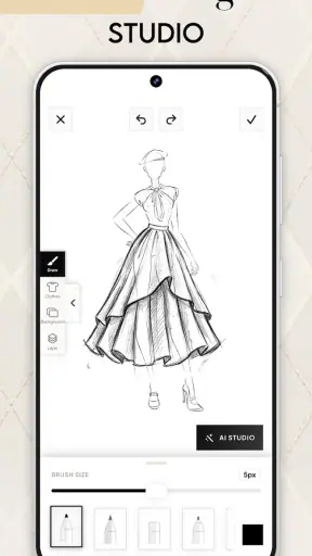 Fashion Design Clothes: Sketch screenshot