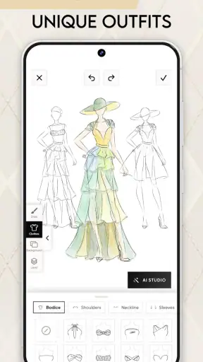 Fashion Design Clothes: Sketch screenshot