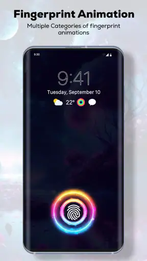 Fingerprint Live Animation App screenshot