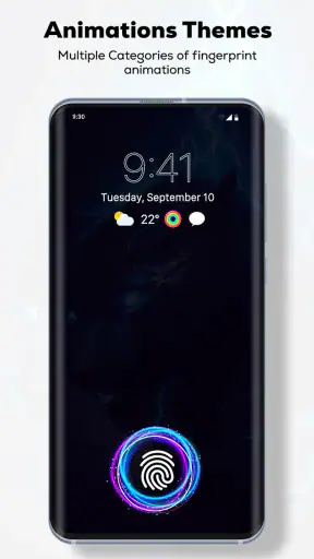 Fingerprint Live Animation App screenshot