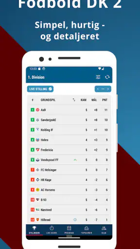 Fodbold DK 2 screenshot