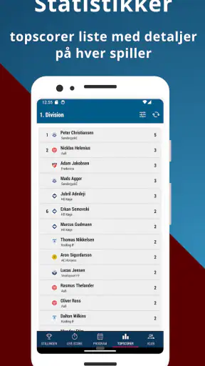 Fodbold DK 2 screenshot