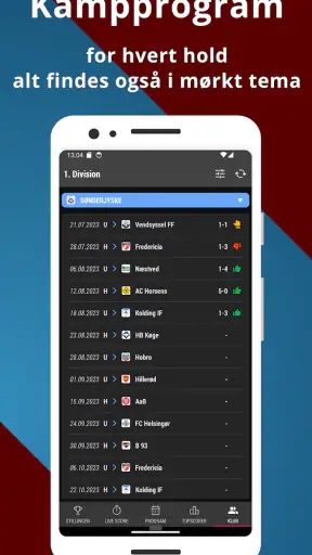 Fodbold DK 2 screenshot