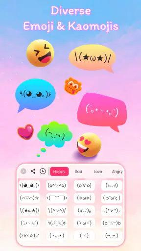 Font Keyboard Themes, Emoji screenshot
