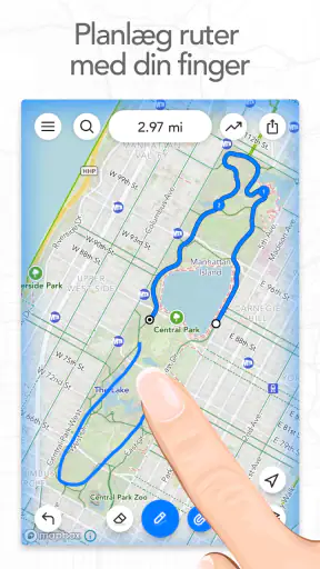 Footpath Ruteplanner screenshot