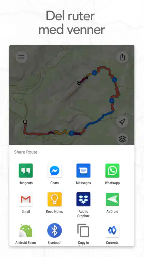 Footpath Ruteplanner screenshot