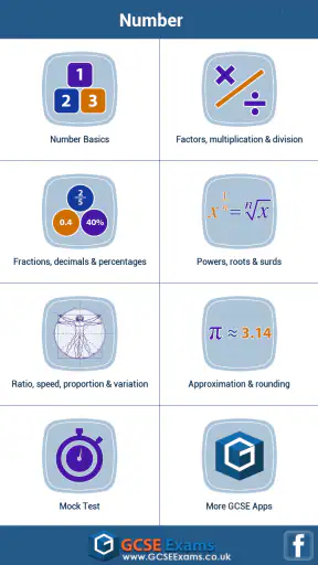 GCSE Maths Number Revision LE screenshot