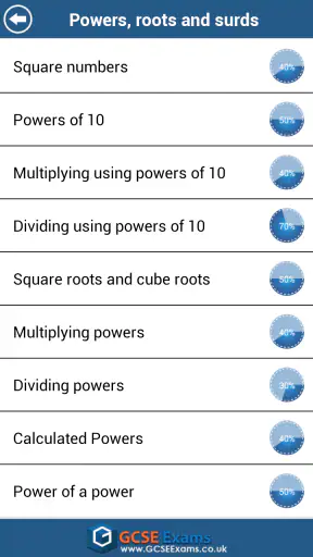GCSE Maths Number Revision LE screenshot