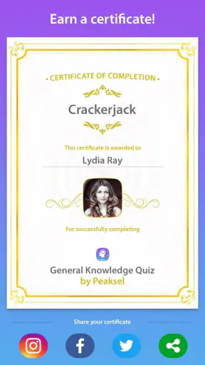 General Knowledge Quiz screenshot