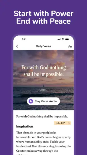 GlowVerse: Bible & Daily Verse screenshot