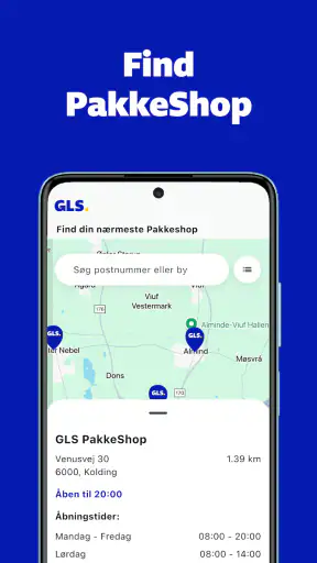 GLS - Hent og send pakker screenshot
