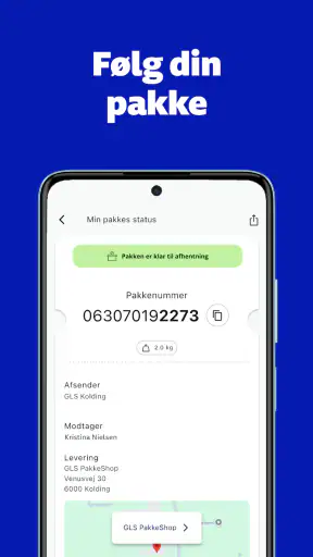 GLS - Hent og send pakker screenshot