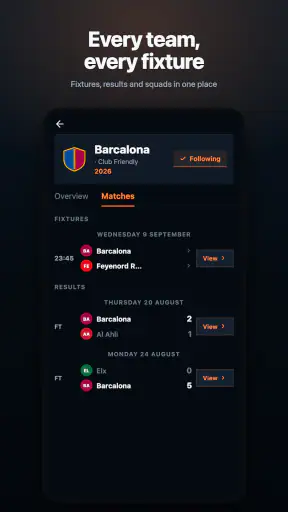 Goalside: Live Football Scores screenshot