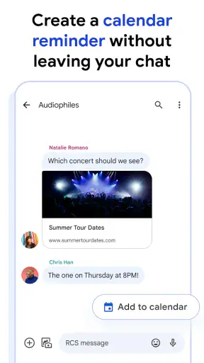 Google Beskeder screenshot