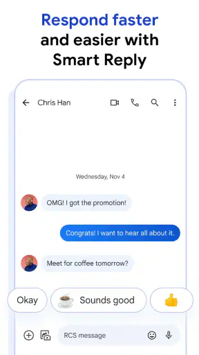 Google Beskeder screenshot