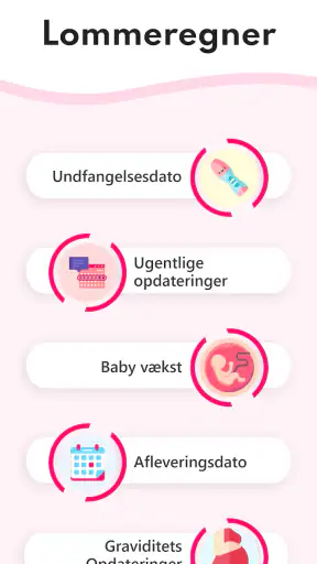 Graviditet Regnemaskine screenshot