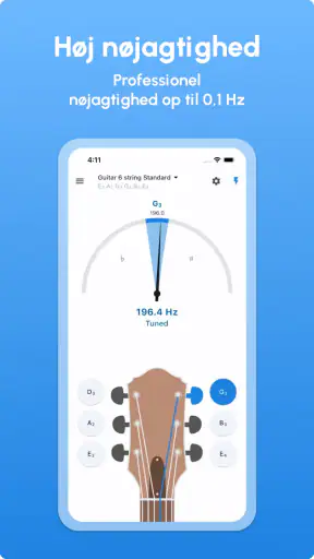 Guitar Tuner - LikeTones screenshot