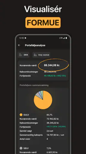 Guldpriser screenshot
