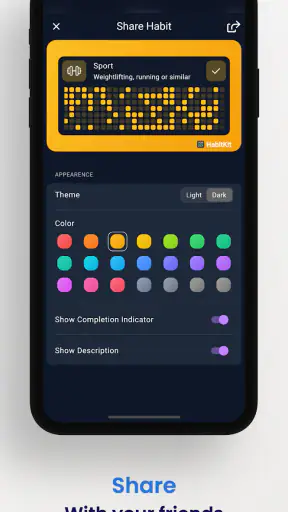 Habit Tracker - HabitKit screenshot