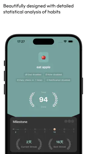 Habit Tracker Kit - HabitDone screenshot
