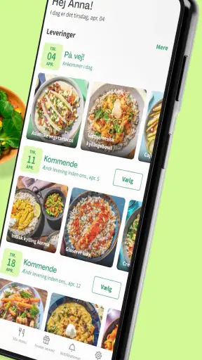 HelloFresh: Læg en let madplan screenshot