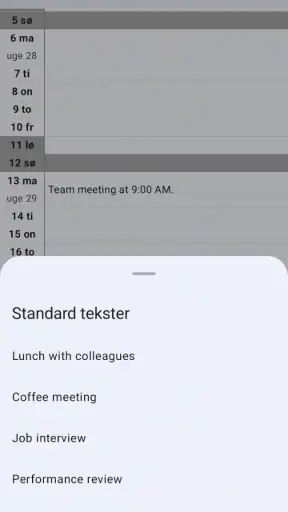 HK Kalender screenshot