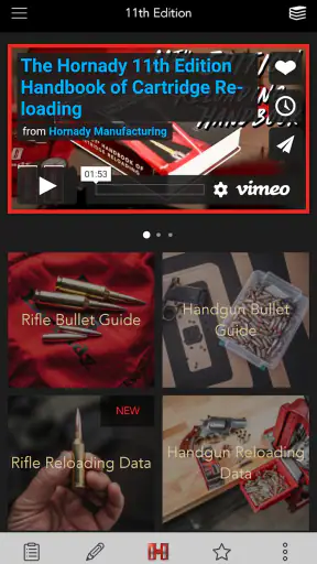 Hornady Reloading Guide screenshot