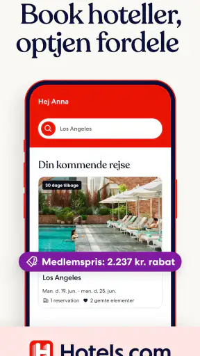 Hotels.com: Hoteller og Rejser screenshot