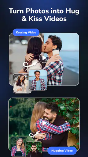 Hug Kiss AI Video Maker screenshot