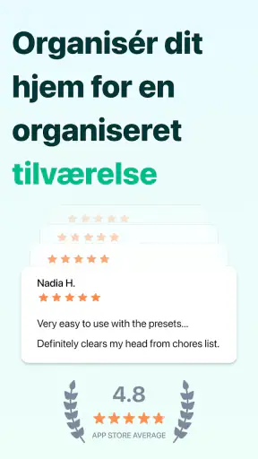 Husholdning Rengøringsplan screenshot