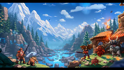 Idle Merger Super Pixel Heroe screenshot