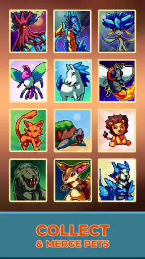 Idle Merger Super Pixel Heroe screenshot