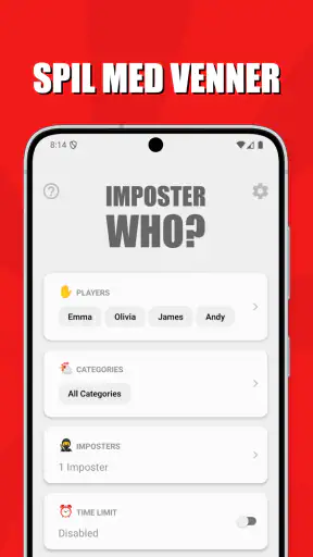 Imposter Who? - Ordspil screenshot