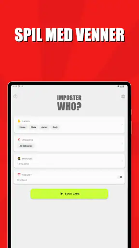Imposter Who? - Ordspil screenshot