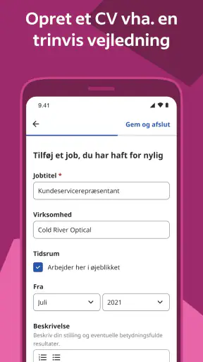 Indeed jobsøgning screenshot