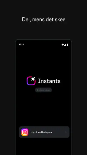 Instants, en Instagram-app screenshot