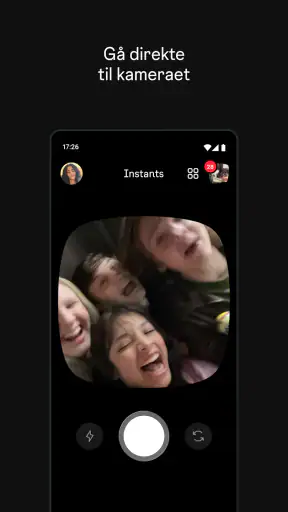Instants, en Instagram-app screenshot