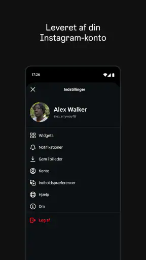 Instants, en Instagram-app screenshot