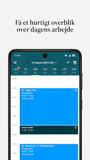 Intega Time screenshot