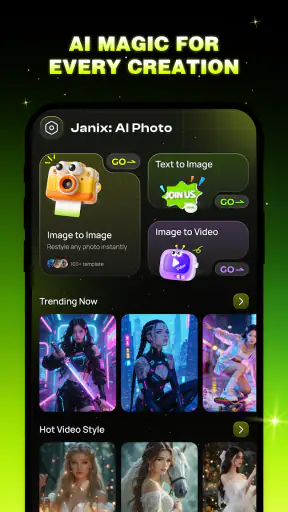 Janix: AI Photo & Video Maker screenshot